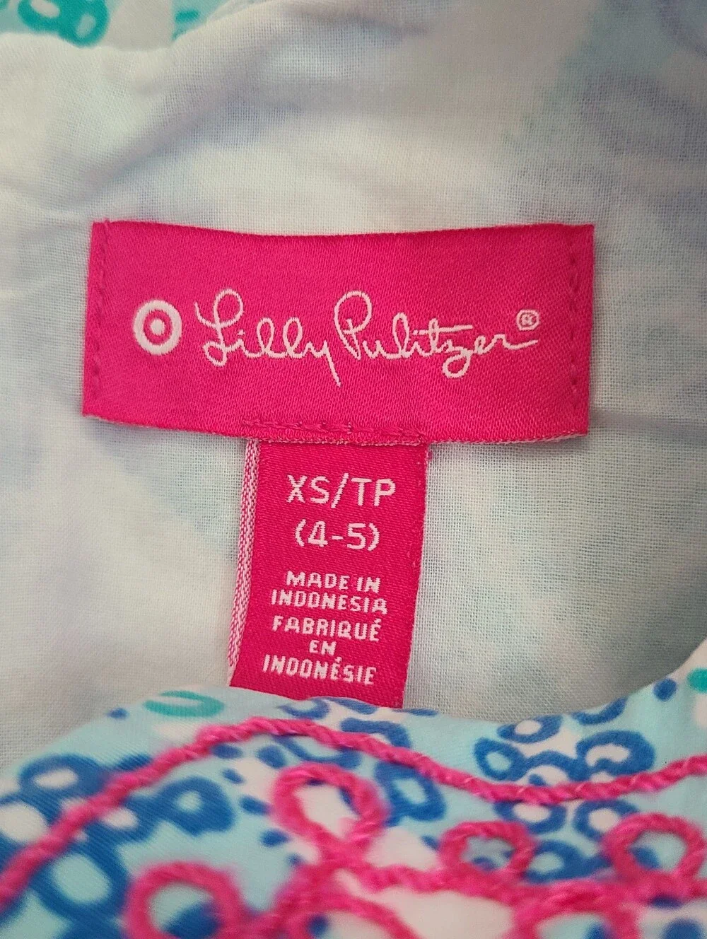 Lilly Pulitzer Sleeveless Dress Girls Size 4-5T